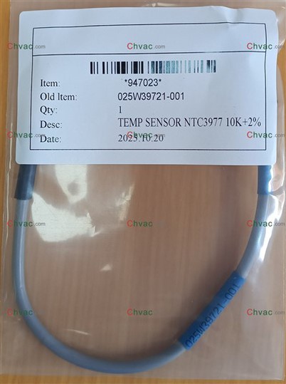 York 025W39721-100 anduri tühjenemine