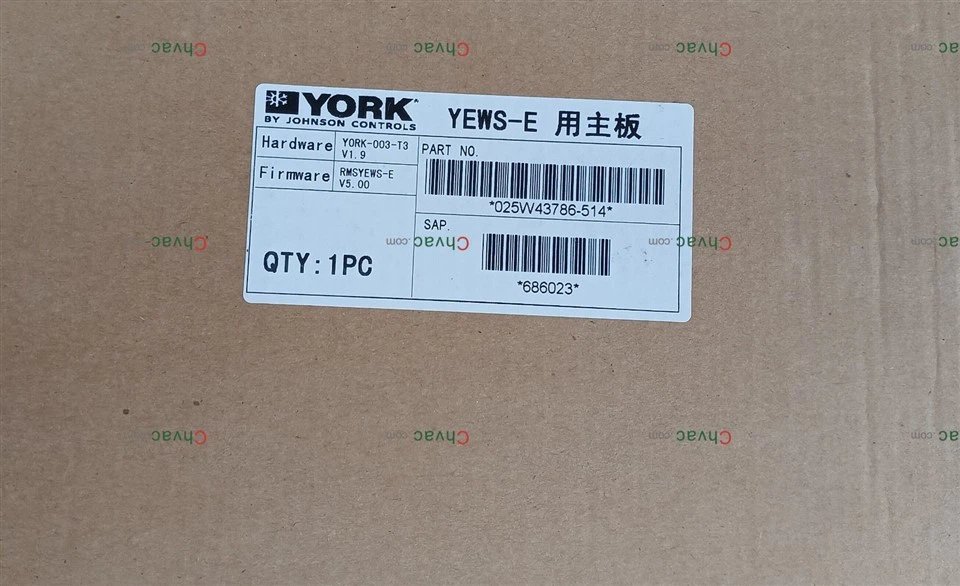York 025W43786-514 I/O juhatus